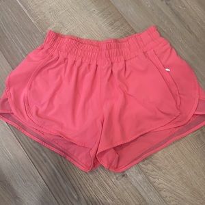Pink lululemon shorts